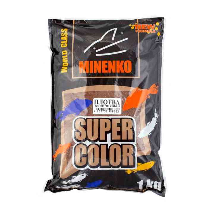 Купить Купить Прикормка MINENKO Super Color Плотва Коричневый