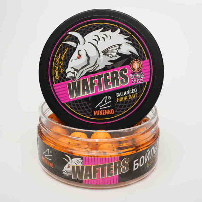 Бойлы нейтральной плавучести ORANGE PLUM  (ОРАНЖЕВАЯ СЛИВА) WAFTERS PRO FLUO 15мм
