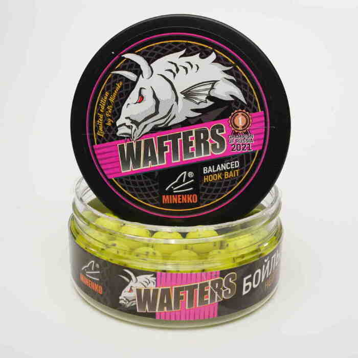 Бойлы нейтральной плавучести PINEAPPLE (АНАНАС)  WAFTERS PRO FLUO 15мм