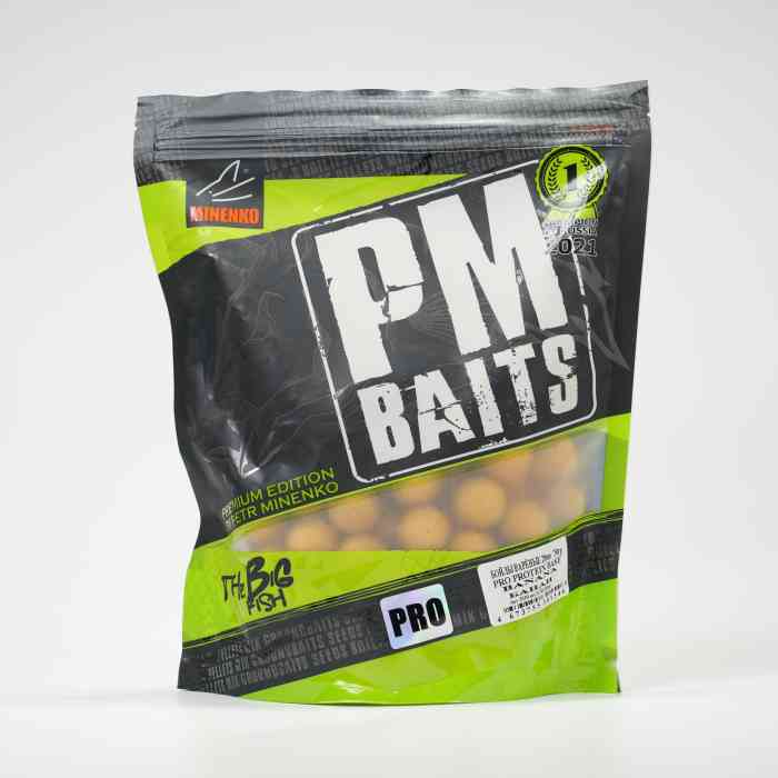 Бойлы варёные MINENKO (Банан) PRO PROTEIN PLUS BANANA 20мм (Zip-lock)