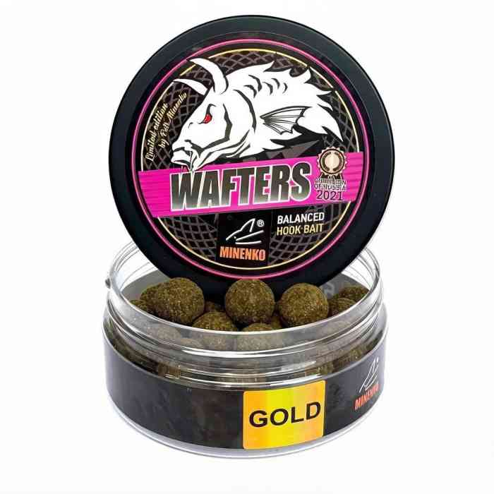 Бойлы нейтральной плавучести WAFTERS GOLD в обсыпке SQUID & OCTOPUS GOLD (КАЛЬМАР И ОСЬМИНОГ) 15 мм