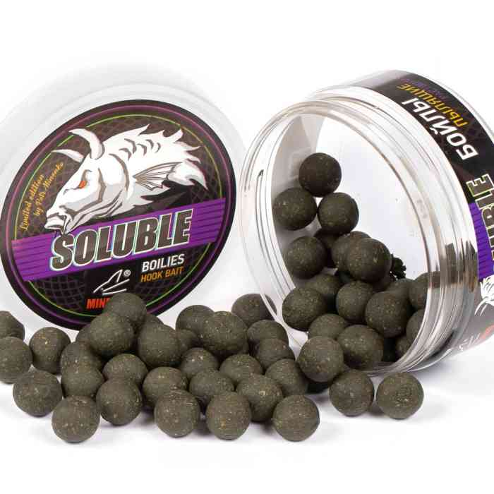 Насадочные бойлы MINENKO BLACK MUSSEL 14мм (пылящие)