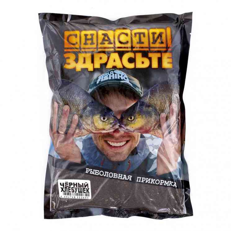 Купить Прикормка «СНАСТИ ЗДРАСЬТЕ!» Чёрный хлебушек