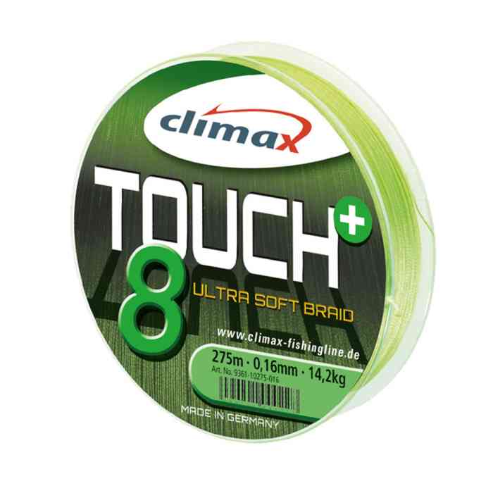 Купить Купить Шнур Climax Touch 8 Plus BRAID (chartreuse) 0.10