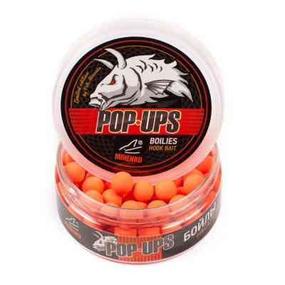 Бойлы плавающие MINENKO STRAWBERRY (Fluo) Pop-Up 12мм