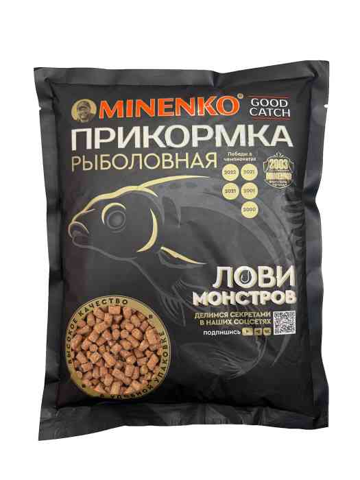 Пеллетс MINENKO Good Catch Мёд 10мм