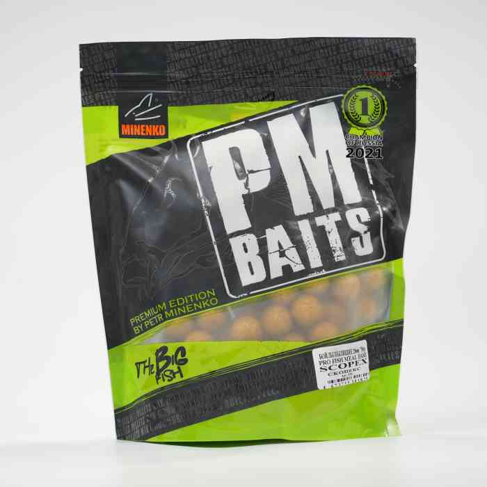 Бойлы пылящие MINENKO (Скопекс) PRO FISH MEAL SCOPEX 20мм (Zip-lock)