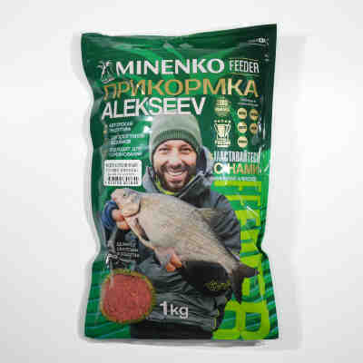 Прикормка  рыболовная FEEDER ALEKSEEV «Клубничный бисквит»
