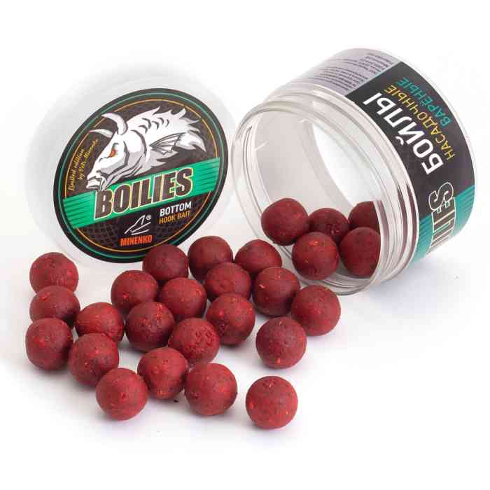 Насадочные бойлы MINENKO RED SPICE 20мм (варёные)