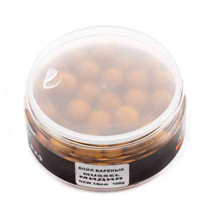 Насадочные бойлы MINENKO MUSSEL (SMILE) 14мм (варёные)