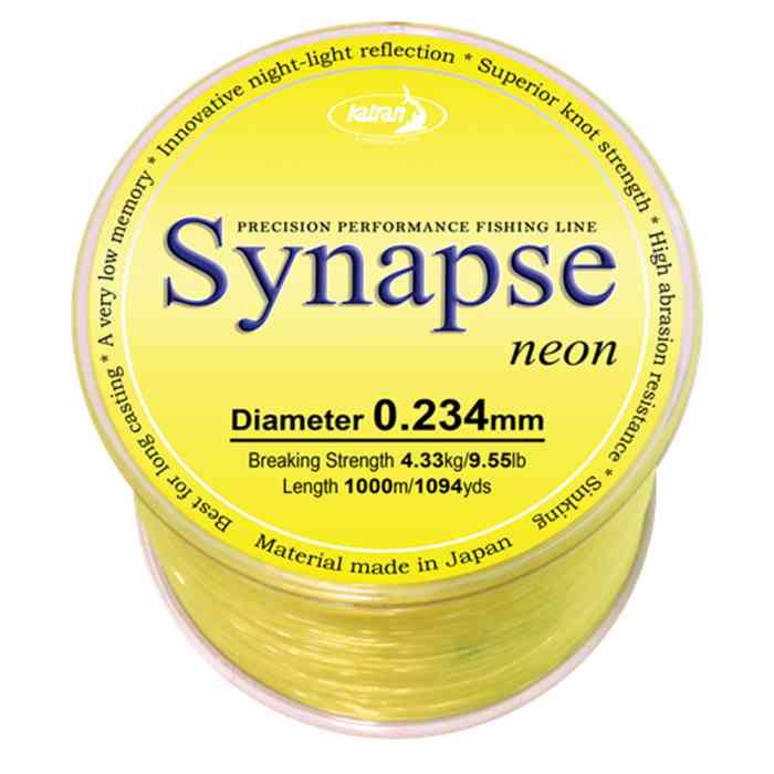 Купить Купить Леска Katran Synapse Neon 0.234 мм (жёлтая)