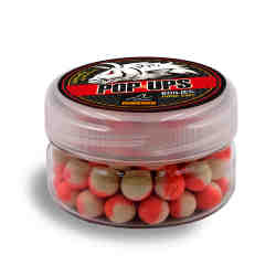 Бойлы плавающие MINENKO STRAWBERRY & WHITE FLAVOR Pop-Up (double color) 10мм