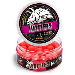 Бойлы MINENKO WAFTERS STRAWBERRY (Fluo) 12мм