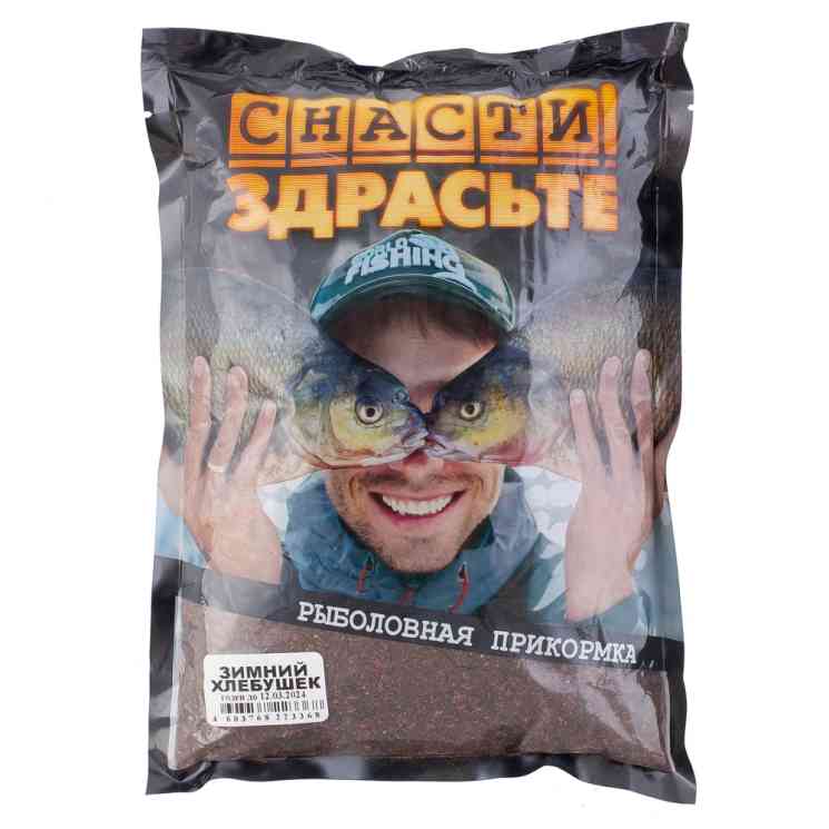 Купить Прикормка зимняя «СНАСТИ ЗДРАСЬТЕ!» Хлебушек