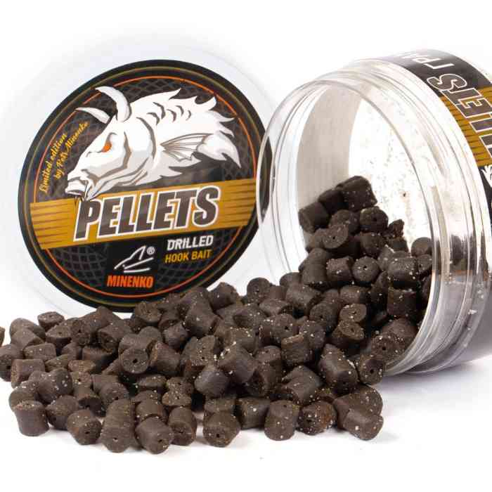 Насадочный пеллетс MINENKO BLACK HALIBUT garlic (8мм)