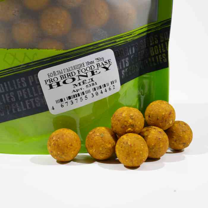 Бойлы пылящие мёд PRO BIRD FOOD д15 мм