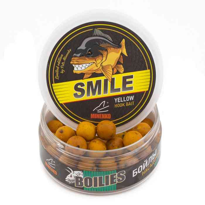Купить Купить Насадочные бойлы MINENKO SPICE (SMILE) 14мм (варёные) до 10.2023