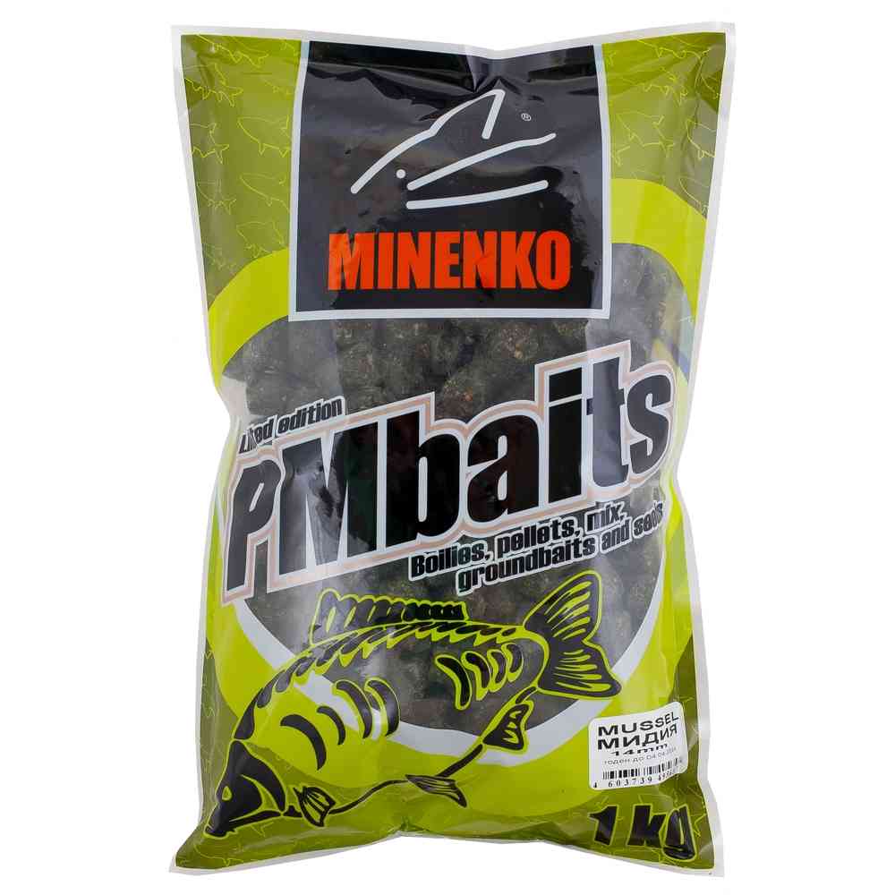 Пеллетс MINENKO Mussel 14мм (1кг) купить в рыболовном интернет-магазине ...